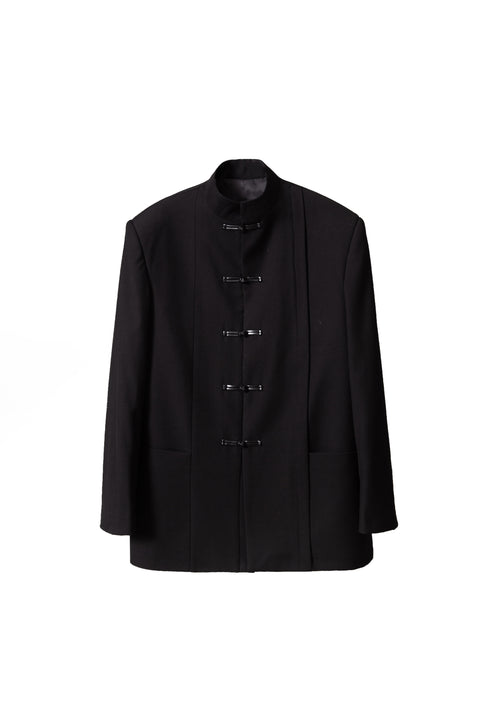 VAPOURBLUE Unisex Stand-up Collar Jacket