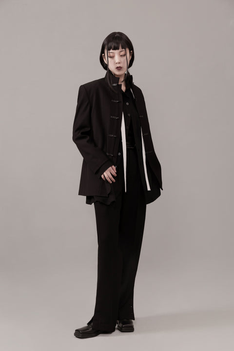 VAPOURBLUE Unisex Stand-up Collar Jacket